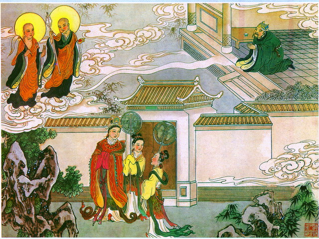 观无量寿经夫人密往